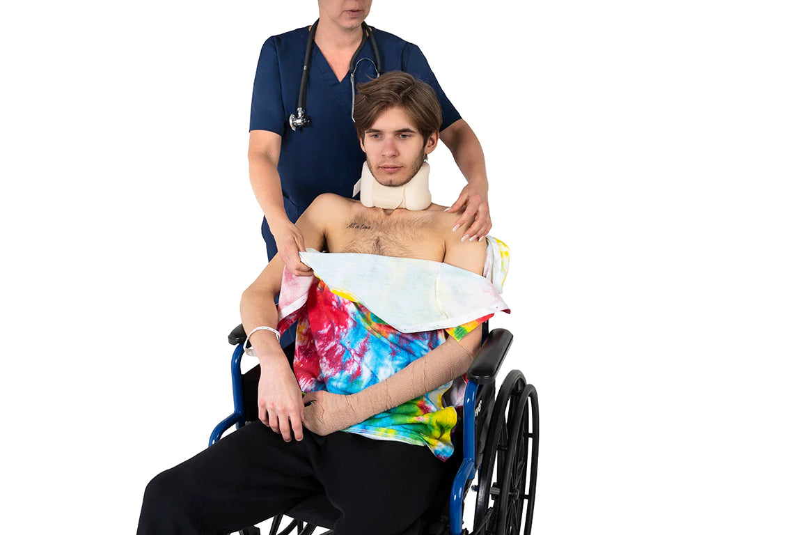 Adaptive Tie-Dye T-Shirt – Easy Access for Post-Surgery, Chemotherapy & Hospice Care
