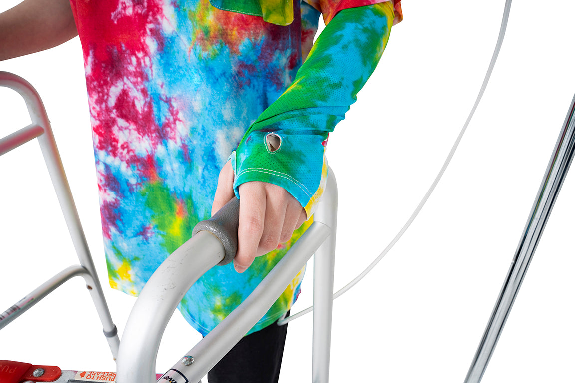 Tie-Dye IV Cover (2 Pack): Stylish Chemo-Friendly Medical Device Cover