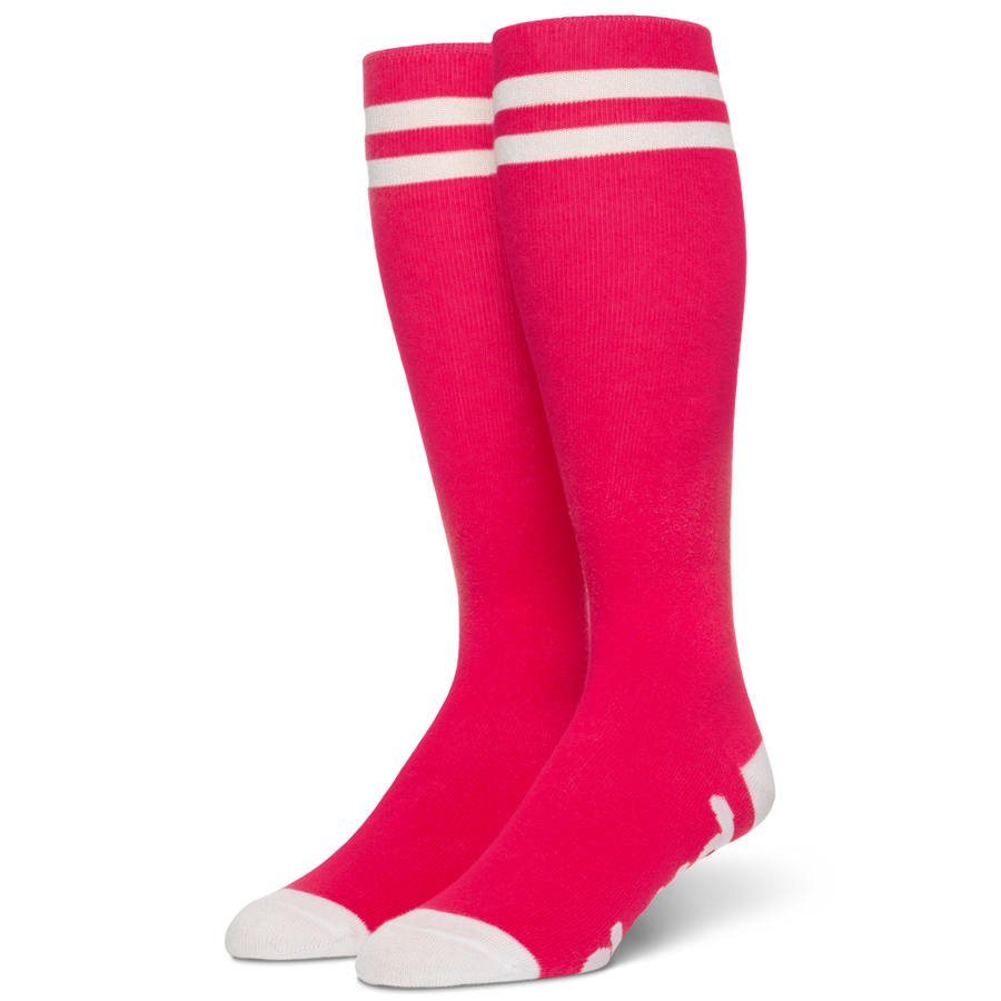 Red Gym Knee-High Socks - Fitness Essential - Support Shriners Children's Hospital