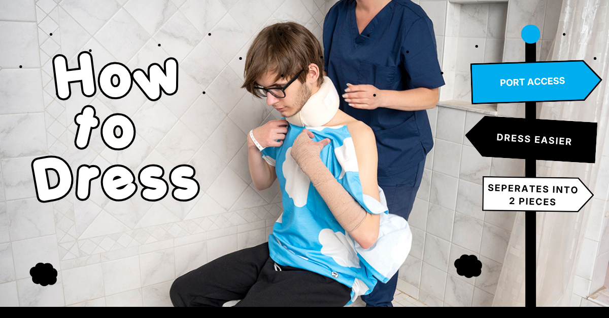 Comfortable adaptive clothing for hospice and palliative care
