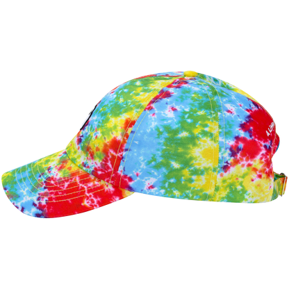Tie-Dye Cloud Logo Dads Hat - Festival-Ready Fashion